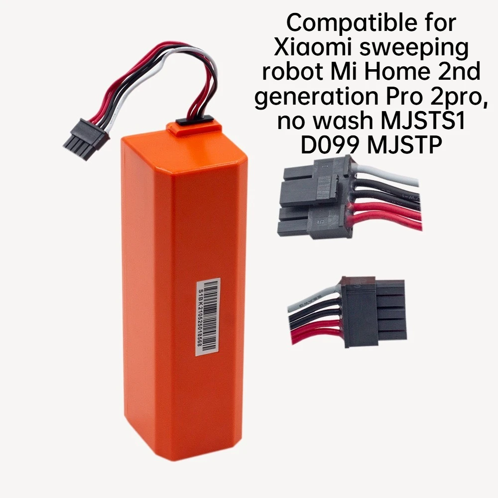 Сменный аккумулятор 14,4 В 9800 мАч для Xiaomi Mijia 2Pro MJSTS1 D099 MJSTP, детали робота-пылесоса
Сменный аккумулятор 14,4 В 9800 мАч для Xiaomi Mijia 2Pro MJSTS1 D099 MJSTP, детали робота-пылесоса