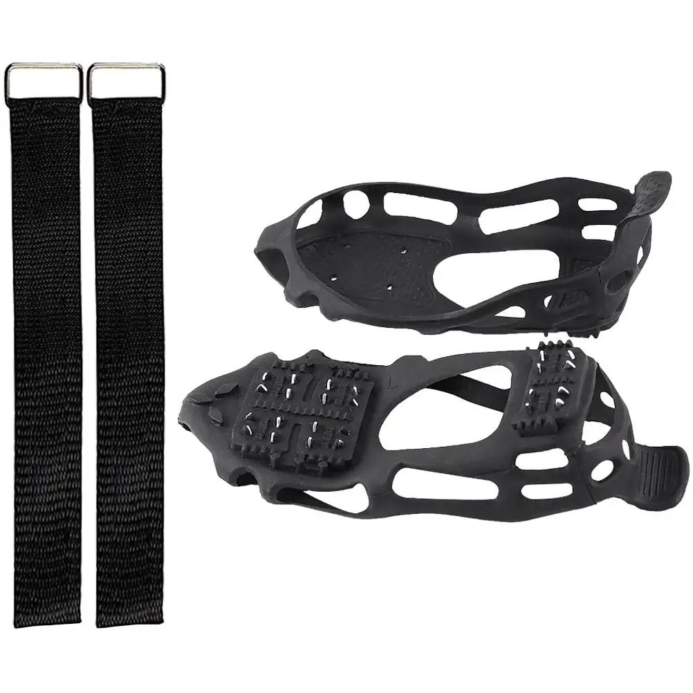 Portable 24 Teeth Crampons Anti Climbing Shoes Covers Reusable Tpe Snow Grippers Ice Fishing Hunting Walking Hiking Running
Portable 24 Teeth Crampons Anti Climbing Shoes Covers Reusable Tpe Snow Grippers Ice Fishing Hunting Walking Hiking Running