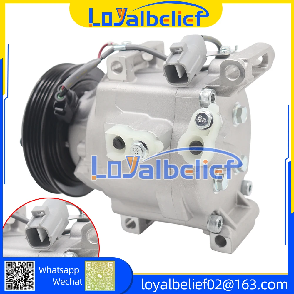 SA06C AC Compressor For Toyota Yaris Echo Corolla 88320-1A481 88320-1A510 88310-52070 88320-52010 447220-6253 447220-6068 4PK
SA06C AC Compressor For Toyota Yaris Echo Corolla 88320-1A481 88320-1A510 88310-52070 88320-52010 447220-6253 447220-6068 4PK