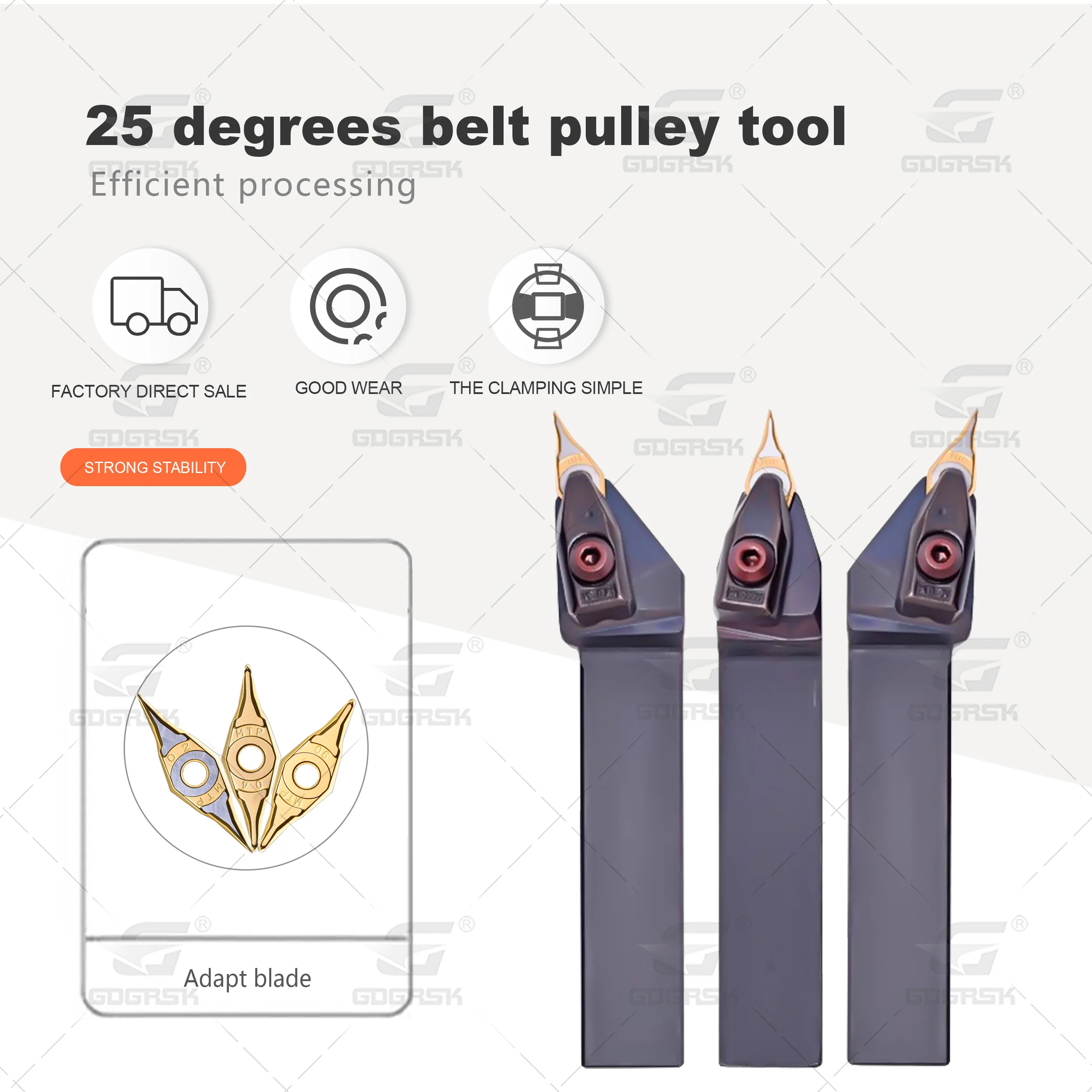 25 Degree Root Cleaning Belt Pulley Blades YNMG160402/160404/160406 Carbide Inserts DYVNN2020K16-25 External Turning Tool Holder
25 Degree Root Cleaning Belt Pulley Blades YNMG160402/160404/160406 Carbide Inserts DYVNN2020K16-25 External Turning Tool Holder