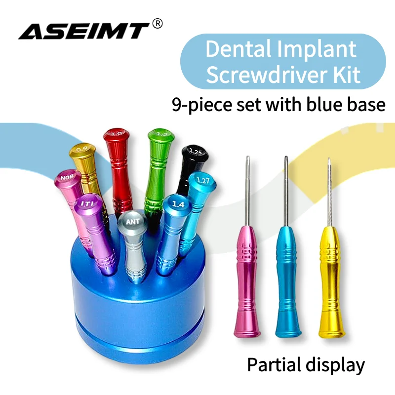 9pc/set Dental Laboratory Stainless Steel Implant Screw Driver Dentistry Tool Kit Micro Screwdriver Dentist Instrument Equipment
9pc/set Dental Laboratory Stainless Steel Implant Screw Driver Dentistry Tool Kit Micro Screwdriver Dentist Instrument Equipment