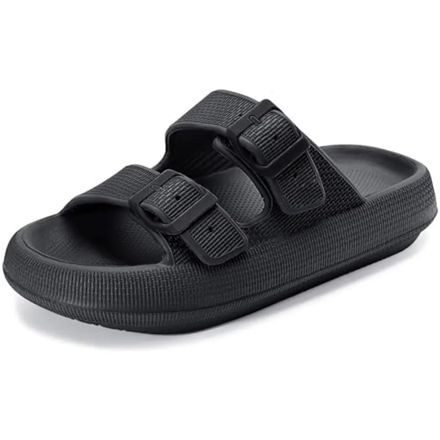 Weweya Sandals for Women and Men - Pillow Slippers - Double Buckle Adjustable Slides - EVA Flat Sandals
Weweya Sandals for Women and Men - Pillow Slippers - Double Buckle Adjustable Slides - EVA Flat Sandals