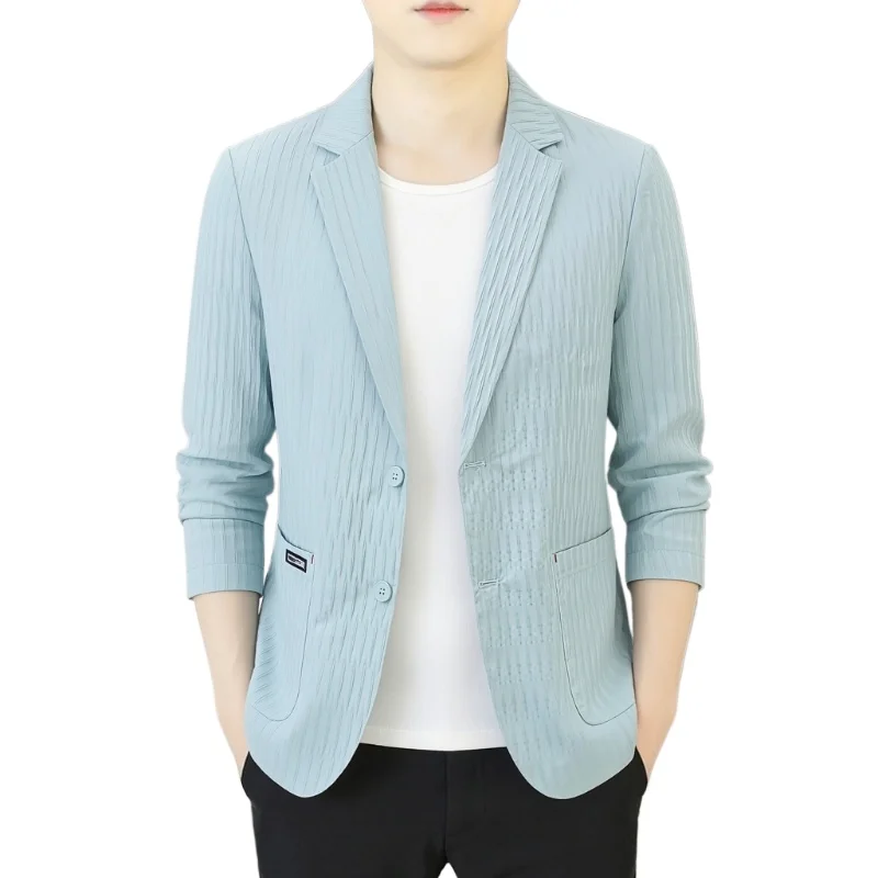 Men's Thin Suit Spring Summer Fashion Business Casual Solid Color Lightweight Sun Protection Jacket Commuter Wear Office Outfit
Men's Thin Suit Spring Summer Fashion Business Casual Solid Color Lightweight Sun Protection Jacket Commuter Wear Office Outfit