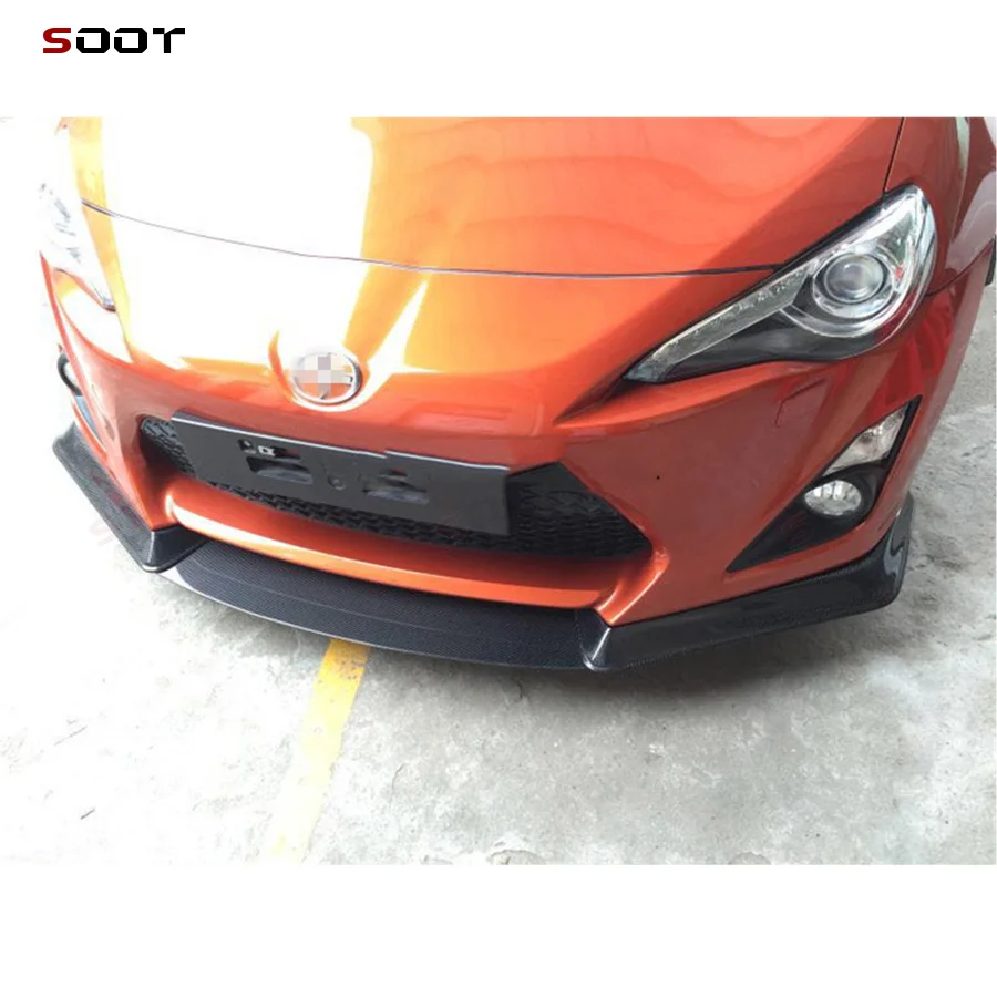 Carbon Fiber For Toyota GT86 Subaru BRZ 2013-2017 Front Bumper Lip Chin Spoiler Splitter Diffuser 3PCS Body Kit
Carbon Fiber For Toyota GT86 Subaru BRZ 2013-2017 Front Bumper Lip Chin Spoiler Splitter Diffuser 3PCS Body Kit