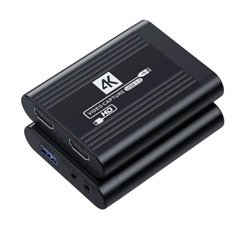 4K USB 3.0 Video Capture Card 1080P 60FPS 60Hz Video Recorder Grabber For Game Recording Live Streaming
4K USB 3.0 Video Capture Card 1080P 60FPS 60Hz Video Recorder Grabber For Game Recording Live Streaming