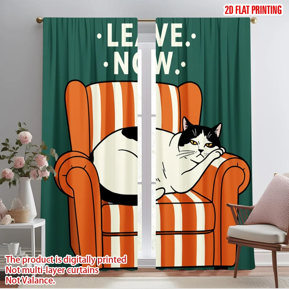 2pcs 2D flat printing Curtains Vintage Cat 100% Polyester Fabric Without Electricity All Season Party & Holiday Decor Use for
2pcs 2D flat printing Curtains Vintage Cat 100% Polyester Fabric Without Electricity All Season Party & Holiday Decor Use for