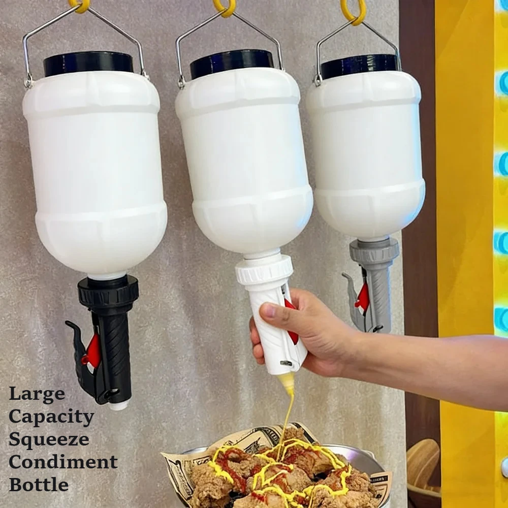 Large Capacity Squeeze Condiment Bottle Leak Resistant Sealed Refillable Container for Kitchen Sauce Dressing Food Storage
Large Capacity Squeeze Condiment Bottle Leak Resistant Sealed Refillable Container for Kitchen Sauce Dressing Food Storage