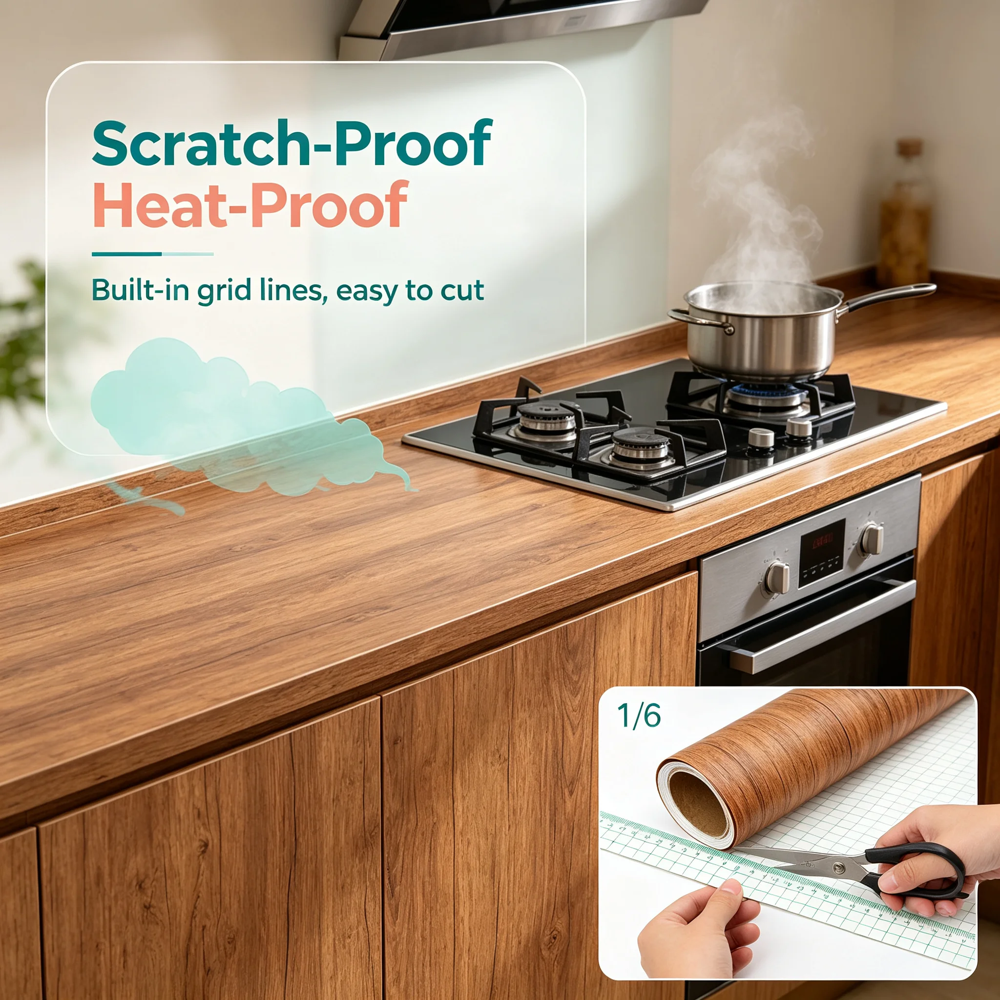 55 Wide Self Adhesive PVC Wallpaper Wood Decor Paper Waterproof Vinyl Wall Sticker for Kitchen Cabinet Door Furniture Renovation
55 Wide Self Adhesive PVC Wallpaper Wood Decor Paper Waterproof Vinyl Wall Sticker for Kitchen Cabinet Door Furniture Renovation