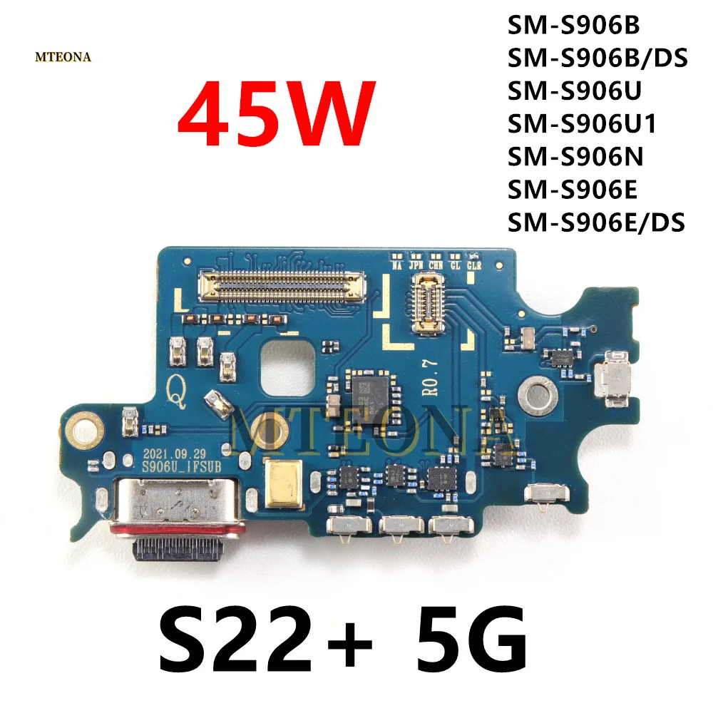 45W Type-C USB Connector Charger Charging Port For Samsung Galaxy S22+ 5G SM-S906B S906U S906E Dock Charge Board Flex Cable
45W Type-C USB Connector Charger Charging Port For Samsung Galaxy S22+ 5G SM-S906B S906U S906E Dock Charge Board Flex Cable