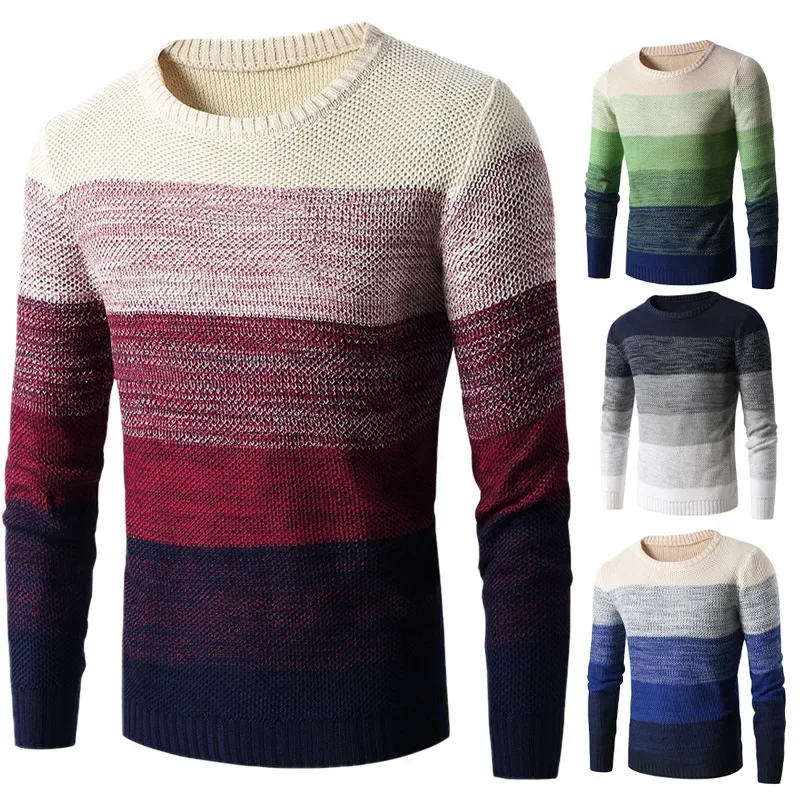 Customizable Men's sweater Fashion Casual Sweater O-Neck Slim Fit Knitting Men Pullover Long sleeve Sweater coat
Customizable Men's sweater Fashion Casual Sweater O-Neck Slim Fit Knitting Men Pullover Long sleeve Sweater coat