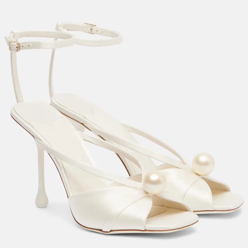 Pearl Decoation Peep Toe Satin Pumps Sexy Square Toe Thin Heel Accept Customized New Arrivals Fashion Women Shoes
Pearl Decoation Peep Toe Satin Pumps Sexy Square Toe Thin Heel Accept Customized New Arrivals Fashion Women Shoes