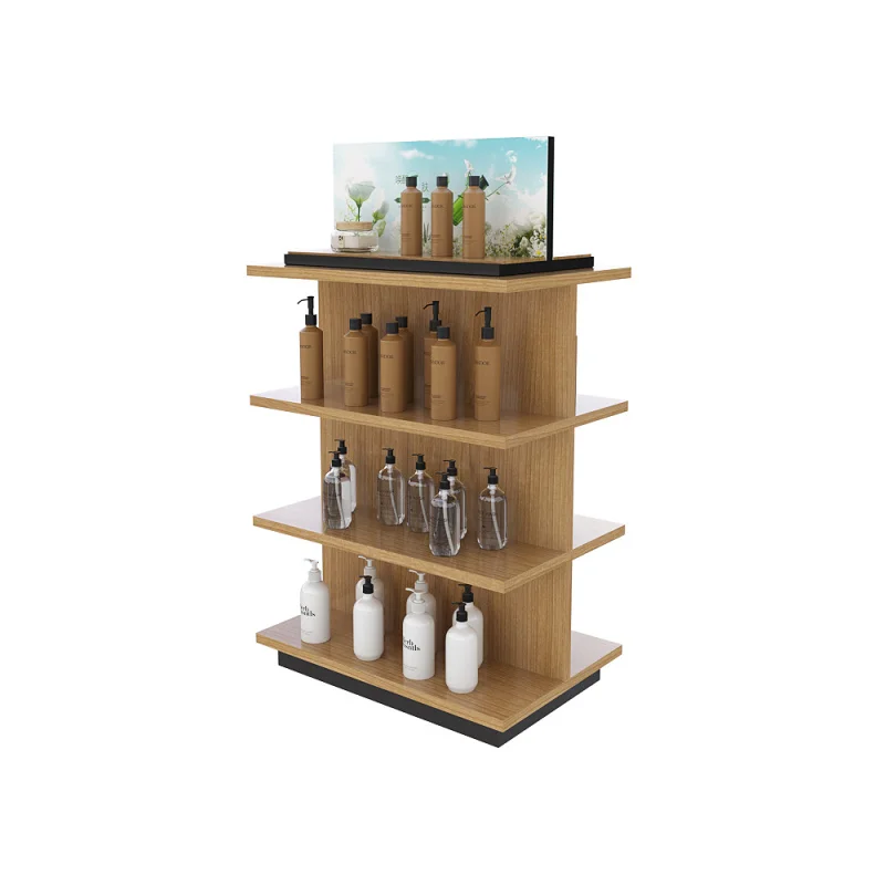 custom.Yiree custom perfume design wooden retail gondolas cosmetics display stand rack for shop
custom.Yiree custom perfume design wooden retail gondolas cosmetics display stand rack for shop