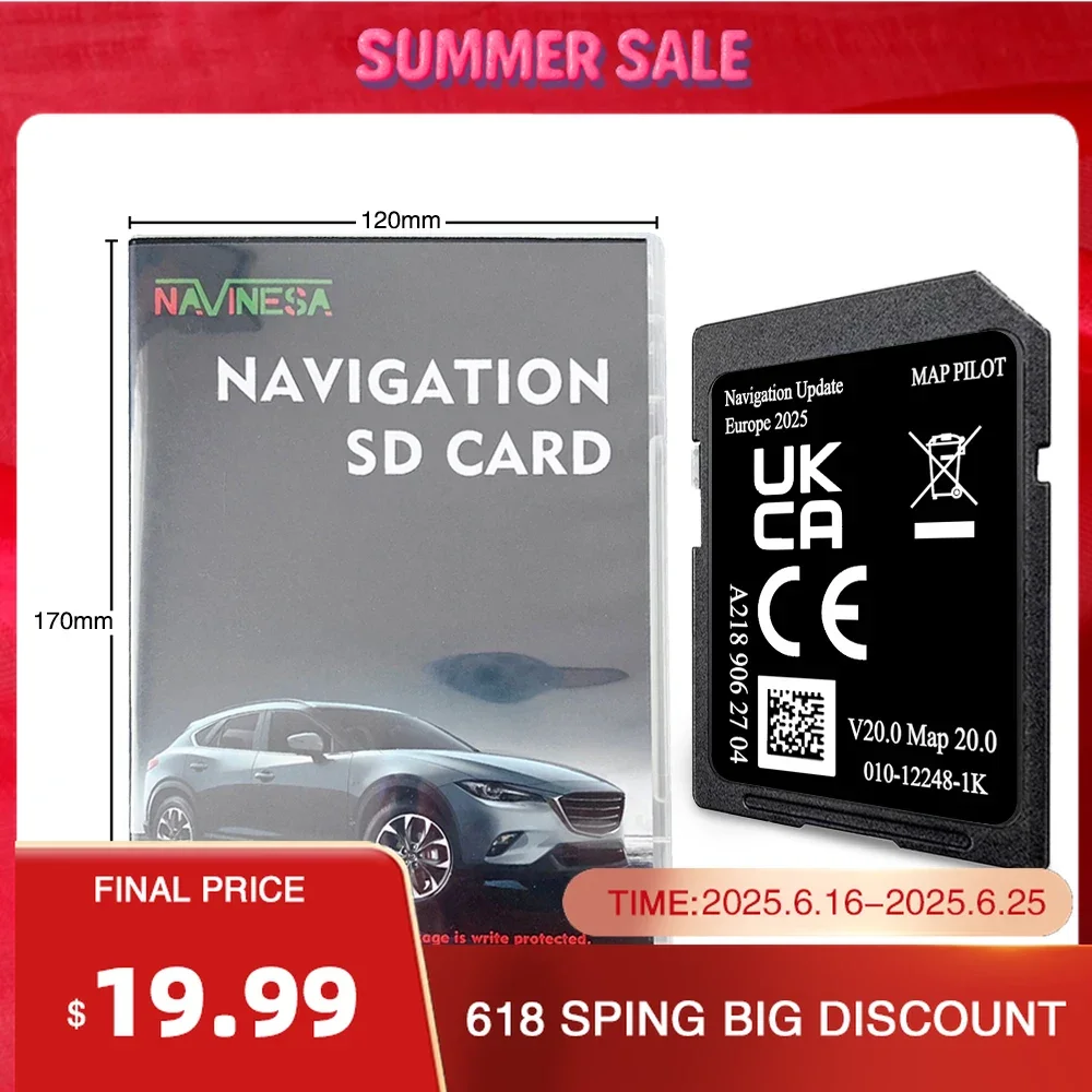 A2189062704 for Mercedes E-Class from2014 Map Polit V20 Cover Europe Sweden Netherlands Italy Poland map Navigation 32GB SD Card
A2189062704 for Mercedes E-Class from2014 Map Polit V20 Cover Europe Sweden Netherlands Italy Poland map Navigation 32GB SD Card