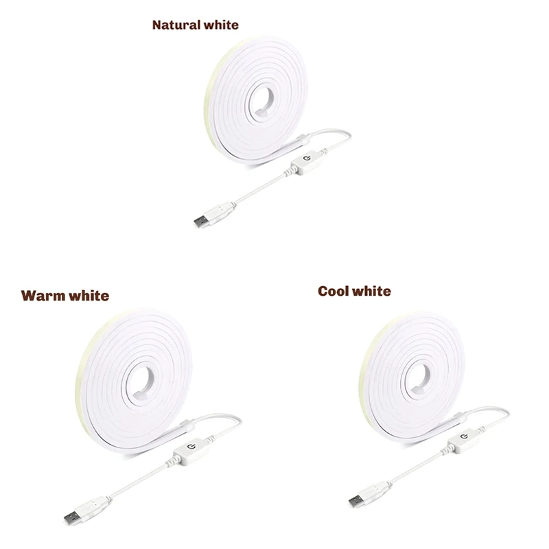 ABSU 2M USB 5V Smart Neon Strip Lights Touch Sensor Dimmable LED Lamp Waterproof Flexible Light For Home Room Kitchen Decor
ABSU 2M USB 5V Smart Neon Strip Lights Touch Sensor Dimmable LED Lamp Waterproof Flexible Light For Home Room Kitchen Decor