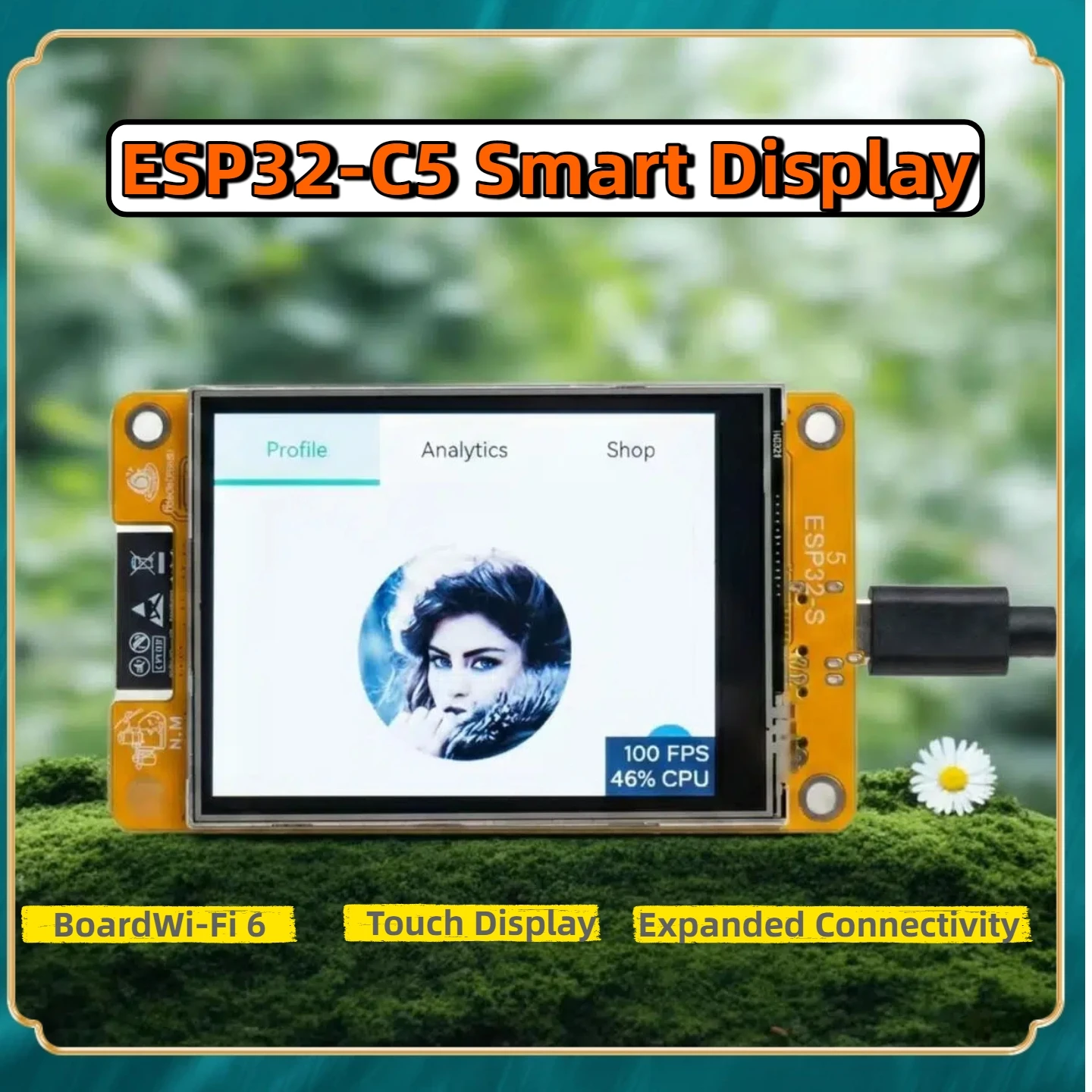 ESP32-C5 with 2.8″ TFT LCD Touchscreen 16MB FIash 8MB PSRAM 5GHz Wi-Fi 6 BLE 5.3 ZigBee3.0 Thread 1.3 Support NM-RF-HAT OpenClaw
ESP32-C5 with 2.8″ TFT LCD Touchscreen 16MB FIash 8MB PSRAM 5GHz Wi-Fi 6 BLE 5.3 ZigBee3.0 Thread 1.3 Support NM-RF-HAT OpenClaw