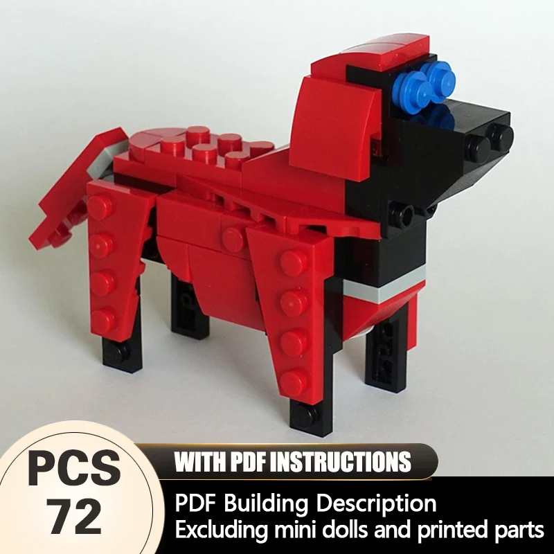 Creators Animal Series Model MOC Building Bricks Small Red Dog Modular Technology Gifts Holiday Assemble Children Toys Suit
Creators Animal Series Model MOC Building Bricks Small Red Dog Modular Technology Gifts Holiday Assemble Children Toys Suit