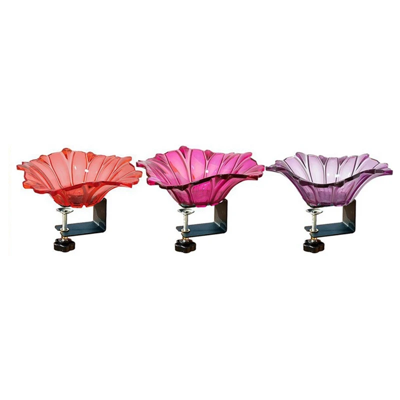 【Hot Cake】Balcony Bird Bath Railing Bird Feeder Birdbath Bowl Fence Bird Bath With Heavy Duty Adjustable Base Deck Rail
【Hot Cake】Balcony Bird Bath Railing Bird Feeder Birdbath Bowl Fence Bird Bath With Heavy Duty Adjustable Base Deck Rail