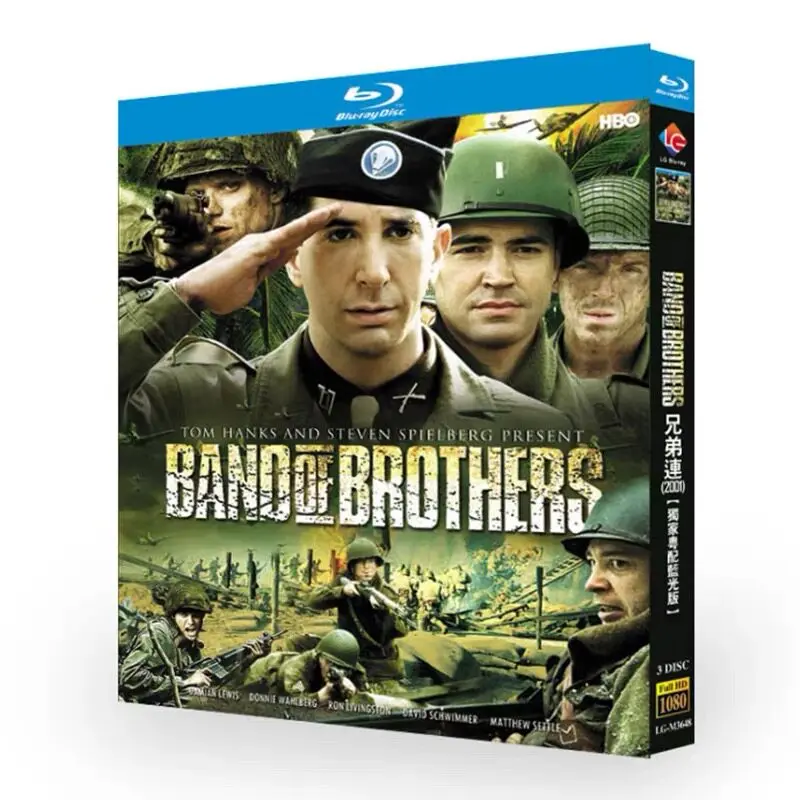 Band of Brothers Blu-ray High Definition TV Series BD Disc Box Set with English Japanese Cantonese and Mandarin Audio
Band of Brothers Blu-ray High Definition TV Series BD Disc Box Set with English Japanese Cantonese and Mandarin Audio