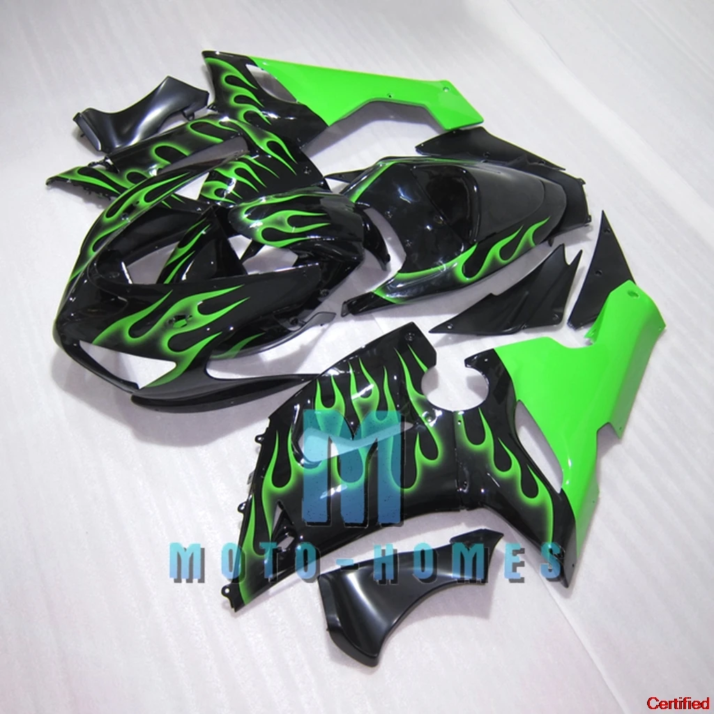 Fairing Kit for ZX-6R 2005 2006 Kawasaki Ninja ZX6R 05 06 636 100% Injection Wrecked Rebuild Bike Bodywork Green Flames
Fairing Kit for ZX-6R 2005 2006 Kawasaki Ninja ZX6R 05 06 636 100% Injection Wrecked Rebuild Bike Bodywork Green Flames