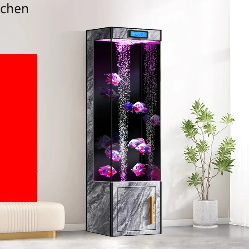 D18-T new intelligent tubeless vertical fish tank filtration and oxygen generation integrated ultra-white glass aquarium
D18-T new intelligent tubeless vertical fish tank filtration and oxygen generation integrated ultra-white glass aquarium