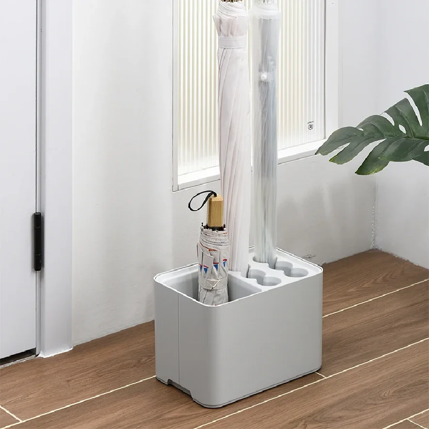 Umbrella rack with drip tray, suitable for space saving storage in the corner of the entrance passage, can hold 10/15 umbrellas
Umbrella rack with drip tray, suitable for space saving storage in the corner of the entrance passage, can hold 10/15 umbrellas