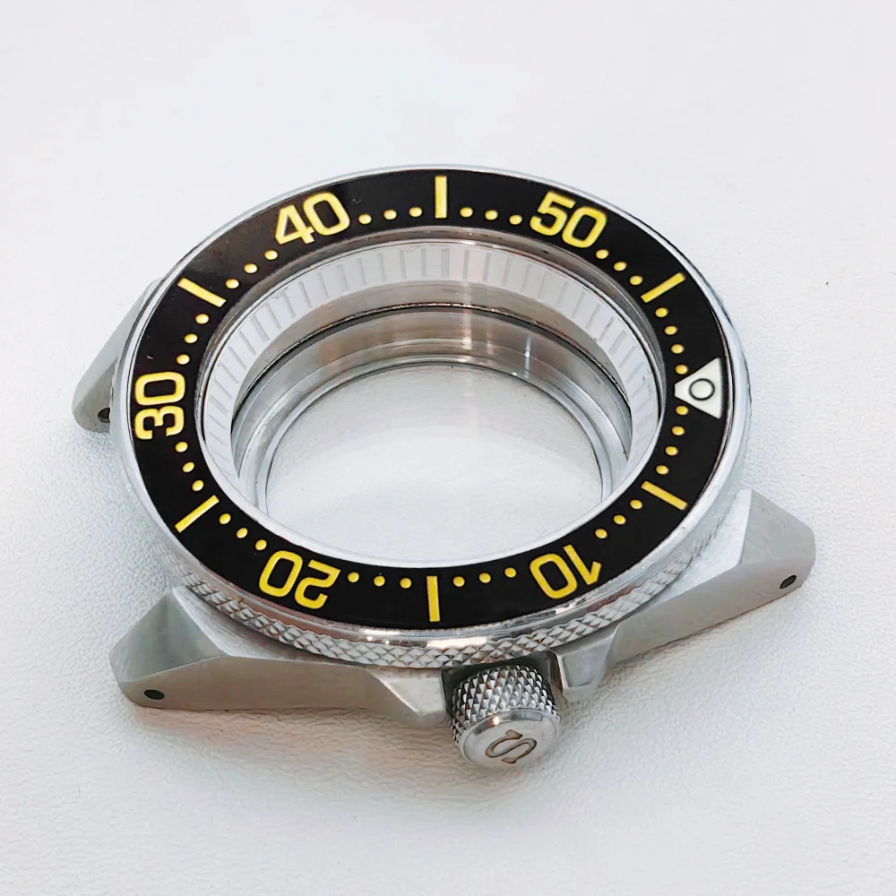 44mm Samurai Watch Case 22mm bracelet fit For NH34 NH35 NH36 7S26 Automatic Movement Transparent back cover Watch Case and Strap
44mm Samurai Watch Case 22mm bracelet fit For NH34 NH35 NH36 7S26 Automatic Movement Transparent back cover Watch Case and Strap