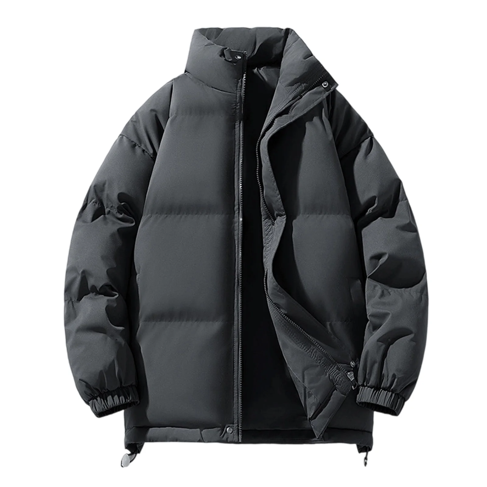 Men's Puffer Jacket Thick Warm Parkas Solid Color Unisex Winter Jacket Korean Fashion Women Coat Cotton Padded Outwear Clothing
Men's Puffer Jacket Thick Warm Parkas Solid Color Unisex Winter Jacket Korean Fashion Women Coat Cotton Padded Outwear Clothing