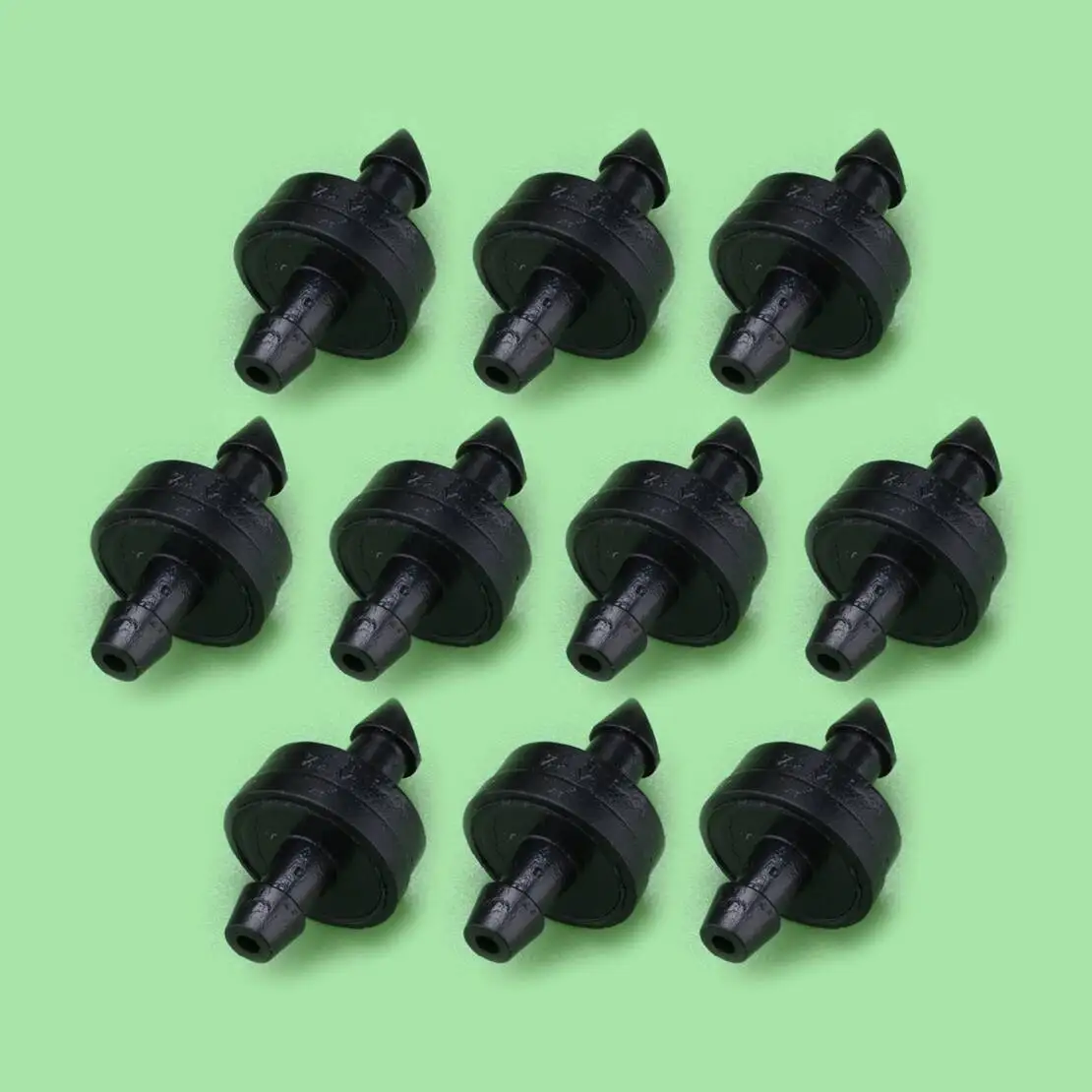 Black 100Pcs Lawn Irrigation Pressure Compensating Dripper 2.6GPH 10L/H Emitter Sprinkler
Black 100Pcs Lawn Irrigation Pressure Compensating Dripper 2.6GPH 10L/H Emitter Sprinkler