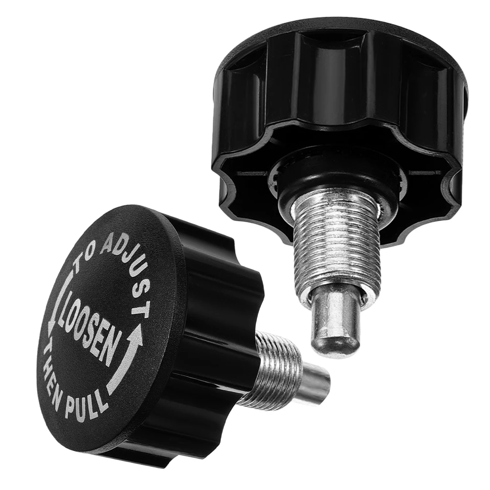 2 Pcs Fitness Equipment Pull Pin Knobs ABS Spherical Rotation Replacement Parts for Exercise Bike Weight Rack Home Commercial
2 Pcs Fitness Equipment Pull Pin Knobs ABS Spherical Rotation Replacement Parts for Exercise Bike Weight Rack Home Commercial