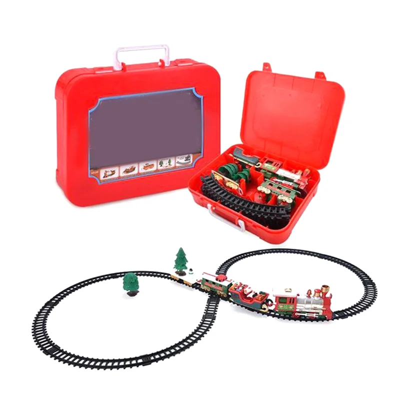 ABRB-Electric Christmas Train Toy Railway Car Racing With Music Santa Claus Christmas Tree Decoration Train
ABRB-Electric Christmas Train Toy Railway Car Racing With Music Santa Claus Christmas Tree Decoration Train