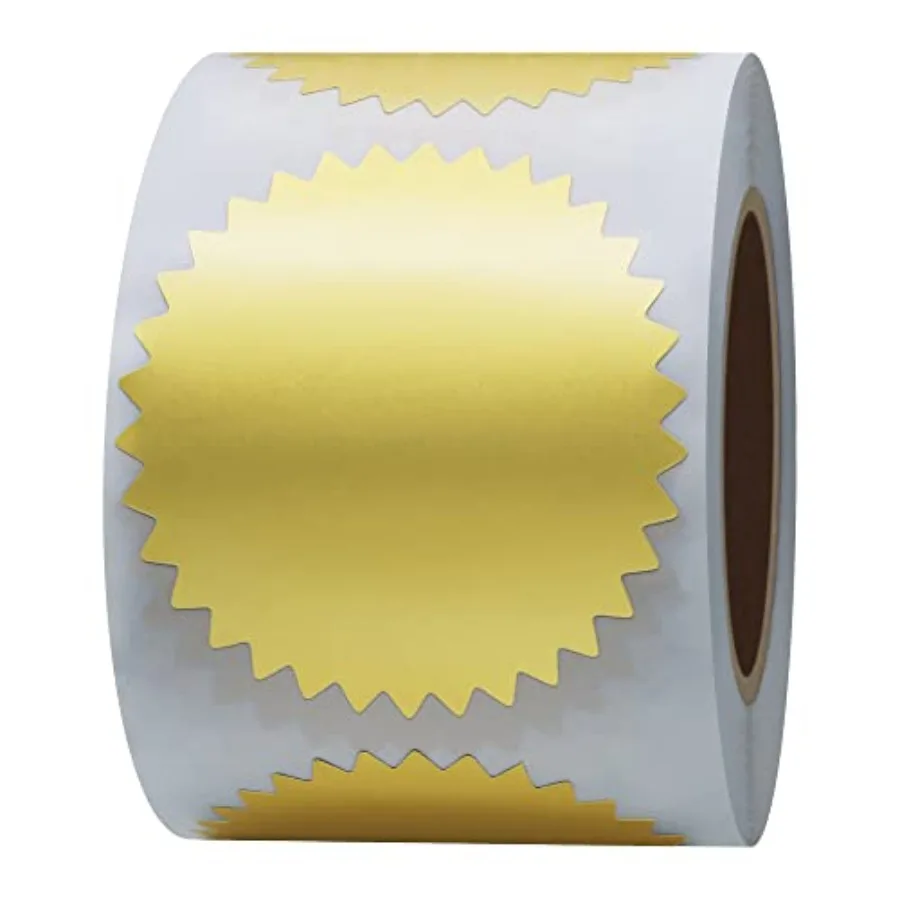 300pcs Notary Seals 2 inch Embossing Stickers Metallic Certificate Sealing Labels with Serrated Edge for Awards Legal
300pcs Notary Seals 2 inch Embossing Stickers Metallic Certificate Sealing Labels with Serrated Edge for Awards Legal