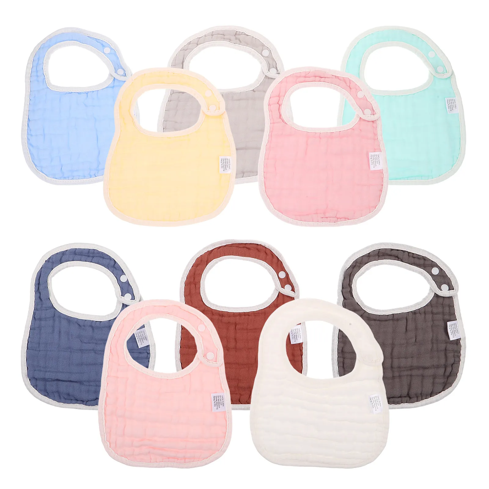 10Pcs Baby Bibs Plain Color Soft Feeding Cloth Newborn Drool Towels U-Shaped Infant Spill-Proof Bibs for Boys Girls Toddler
10Pcs Baby Bibs Plain Color Soft Feeding Cloth Newborn Drool Towels U-Shaped Infant Spill-Proof Bibs for Boys Girls Toddler