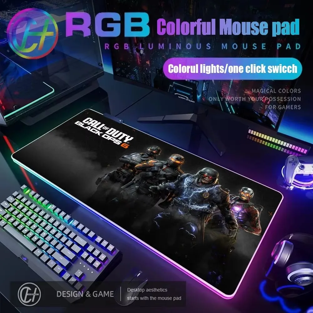 C_call of D_duty B _black O_ops 6 Mouse Pad Desk Mat Anime RGB Mouse game Desk Accessories Pad LED Large Gamer Speed Mousepad G
C_call of D_duty B _black O_ops 6 Mouse Pad Desk Mat Anime RGB Mouse game Desk Accessories Pad LED Large Gamer Speed Mousepad G