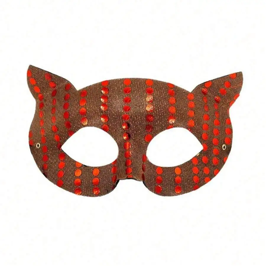 Sequins Cat Half Face Mask For Adults Party Costume Eye Mask
Sequins Cat Half Face Mask For Adults Party Costume Eye Mask