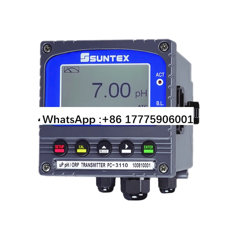 PH/ORP Transmitter PC-3110 Water Quality Monitoring Analyzer Digital Display PH Meter Detector
PH/ORP Transmitter PC-3110 Water Quality Monitoring Analyzer Digital Display PH Meter Detector