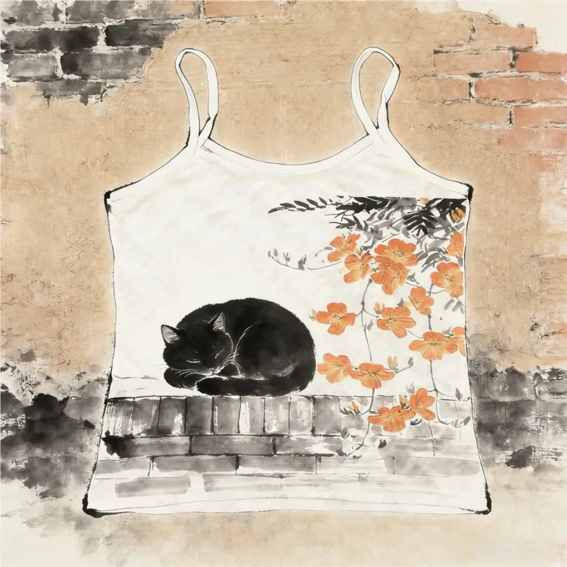 2000s Emo Print Retro Slim Crop Top Rock Gothic Fashion Streetwear Sleeveless Top E-girl Y2k Tank Top Women Harajuku Vest Tanks
2000s Emo Print Retro Slim Crop Top Rock Gothic Fashion Streetwear Sleeveless Top E-girl Y2k Tank Top Women Harajuku Vest Tanks