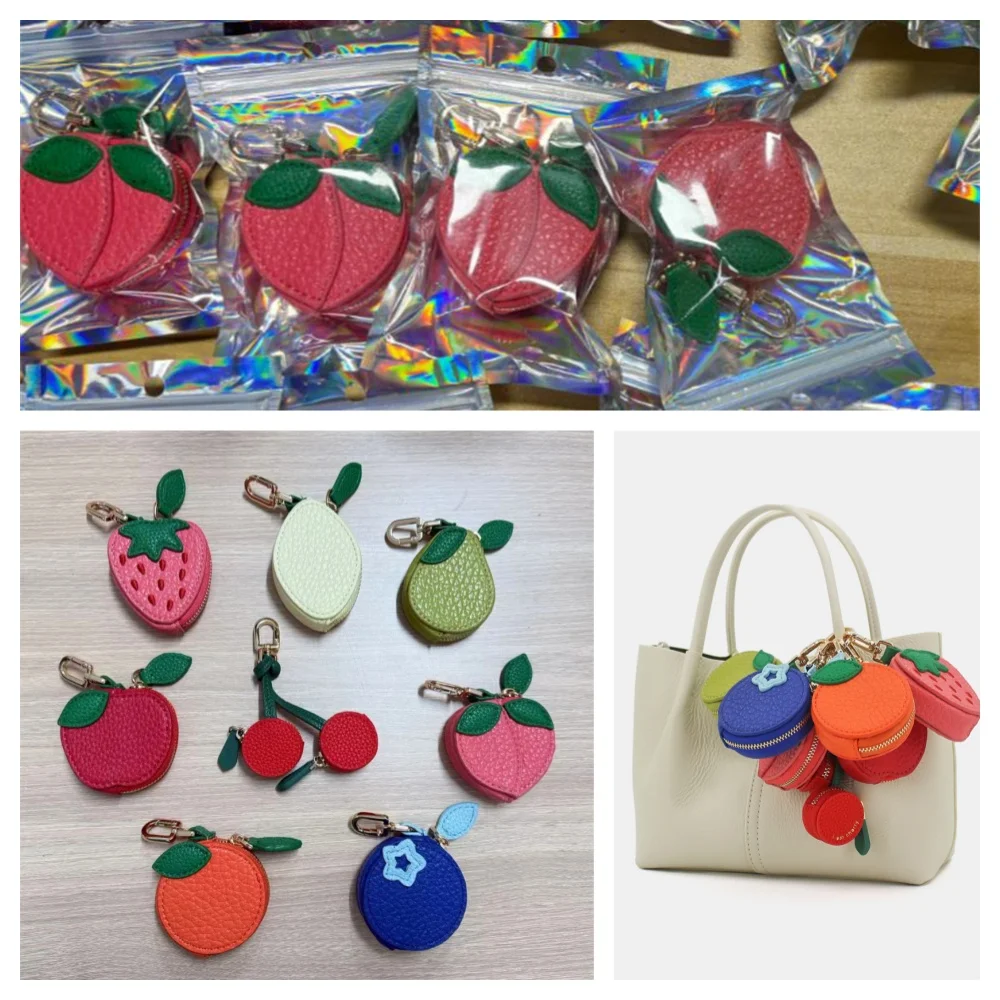 Key Chain Mini Pouch Gift Sweet Bag Pendant Useful Coin Purse Wallet Charm Small Cute Items Fruit Shape Decor Colorful Chain
Key Chain Mini Pouch Gift Sweet Bag Pendant Useful Coin Purse Wallet Charm Small Cute Items Fruit Shape Decor Colorful Chain