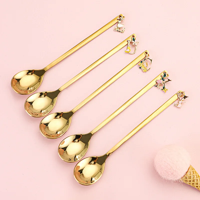 Stainless Steel Cartoon Letter Spoon Fork Dessert Spoon Ice Cream Coffee Spoon Cake Fork spoon set utensil set gold cutlery set
Stainless Steel Cartoon Letter Spoon Fork Dessert Spoon Ice Cream Coffee Spoon Cake Fork spoon set utensil set gold cutlery set