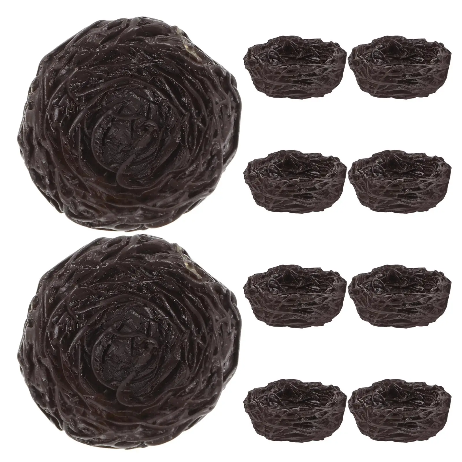 10 Pcs Bird's Nest Ornaments Eggs Artificial Nests for Christmas Tree Cage Decorations Crafts Easter The
10 Pcs Bird's Nest Ornaments Eggs Artificial Nests for Christmas Tree Cage Decorations Crafts Easter The