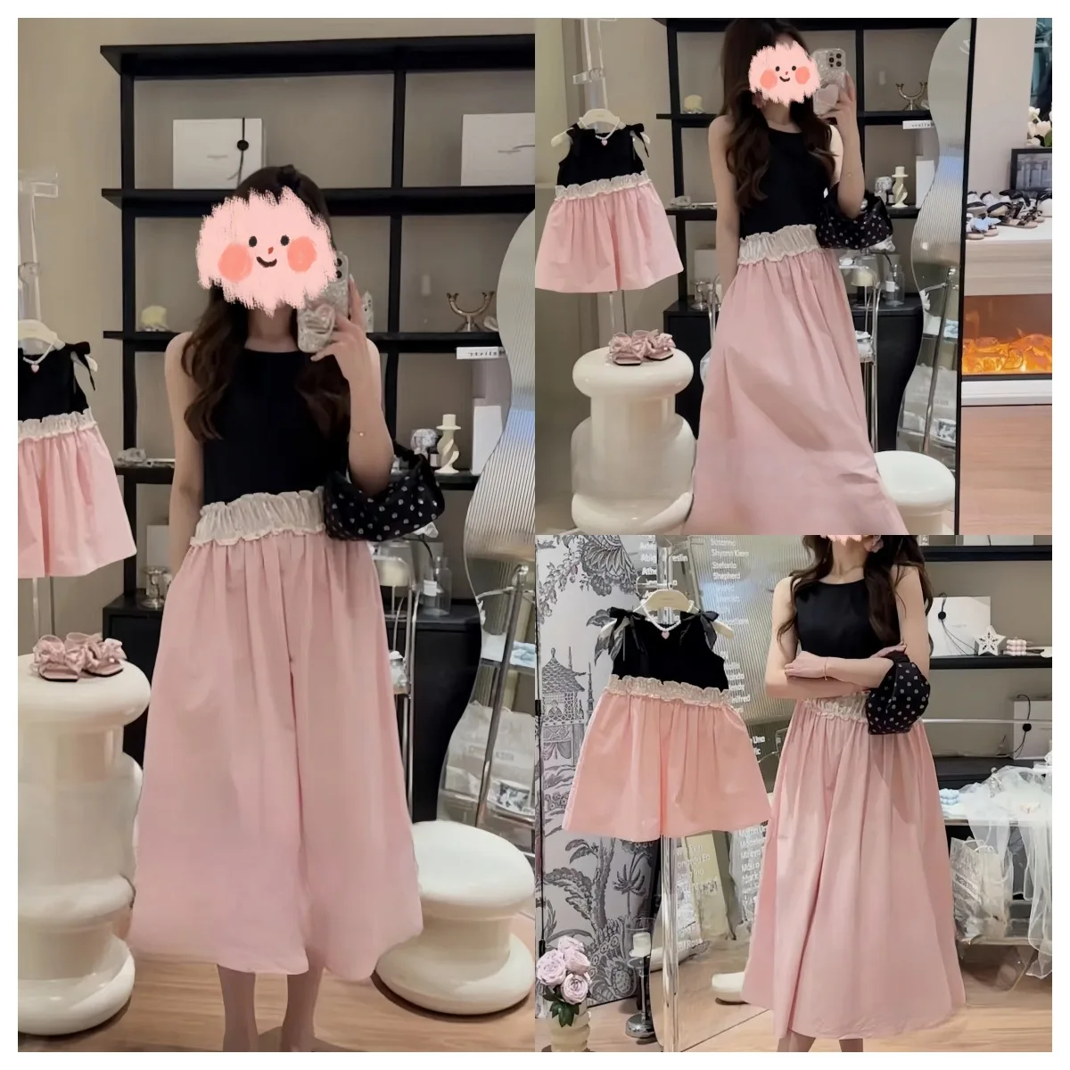 Parent Child Outfit Summer Thin Sweet and Cool Temperament Color Blocked Fashion Korean Dress Girls Temperament Dress
Parent Child Outfit Summer Thin Sweet and Cool Temperament Color Blocked Fashion Korean Dress Girls Temperament Dress
