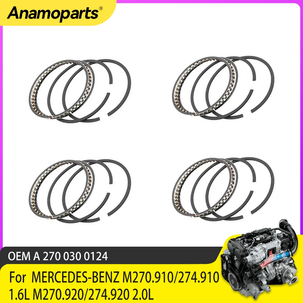 4 КОМПЛЕКТ ПОРШНЕВОГО КОЛЬЦА ДЛЯ MERCEDES-BENZ M270.910/274.910 1.6L M270.920/274.920 2.0L
4 КОМПЛЕКТ ПОРШНЕВОГО КОЛЬЦА ДЛЯ MERCEDES-BENZ M270.910/274.910 1.6L M270.920/274.920 2.0L