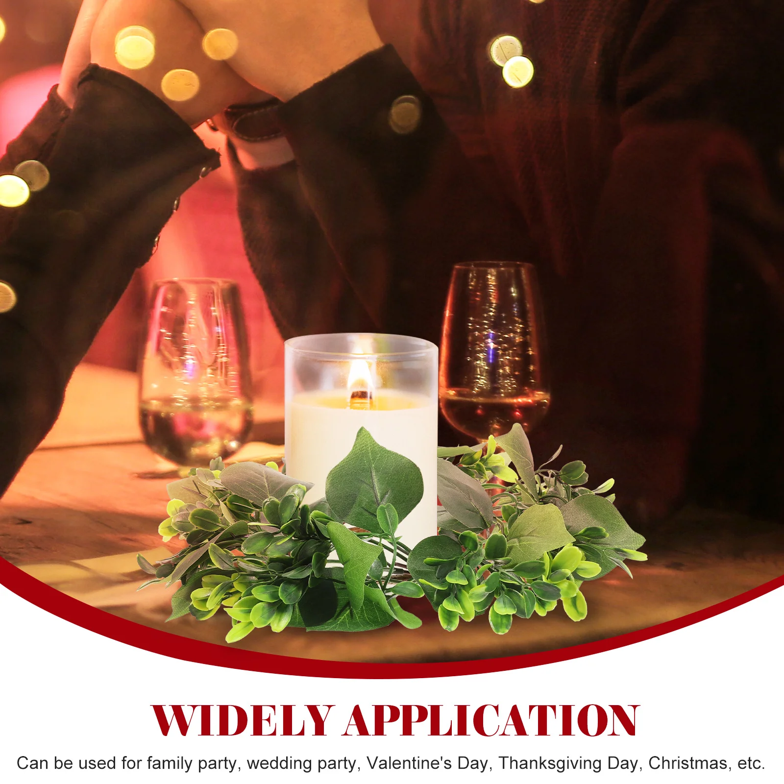 2pcs Christmas Wreath Artificial Leaf Rings Garland Decor Party Wedding Home Faux Greenery Tear Resistant Reusable Silk
2pcs Christmas Wreath Artificial Leaf Rings Garland Decor Party Wedding Home Faux Greenery Tear Resistant Reusable Silk