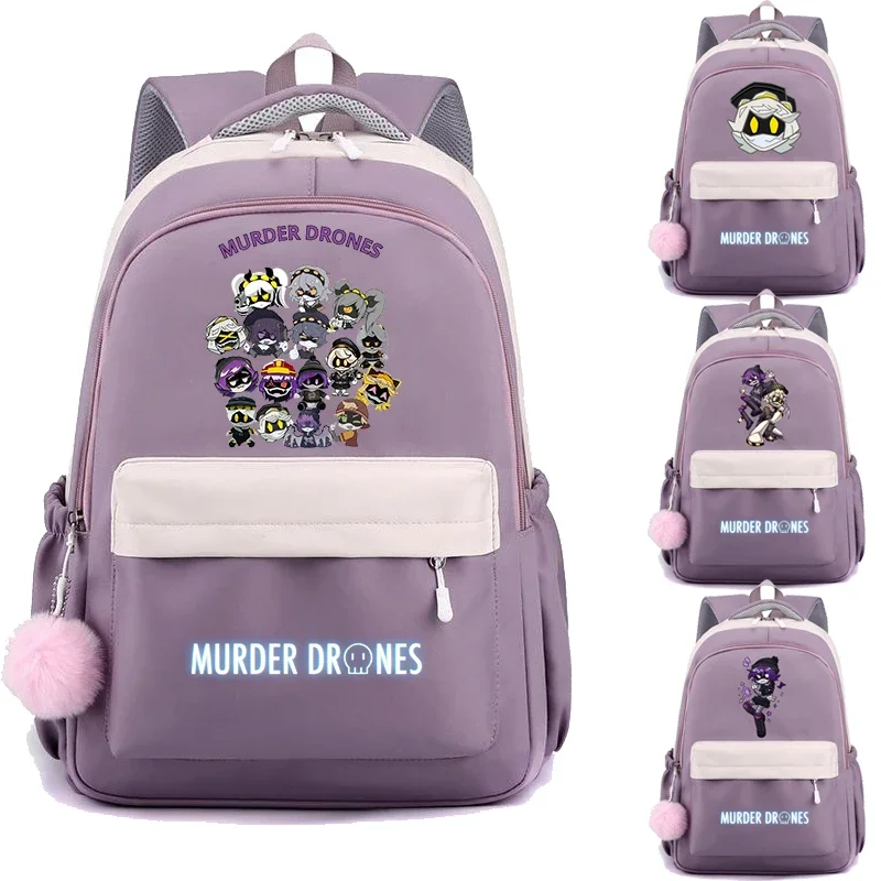 Anime Murder Drones Backpacks Kids Students Cartoon Dual-Shoulder Bag Girls Laptop Rucksack Women Outdoor School Bags Mochila
Anime Murder Drones Backpacks Kids Students Cartoon Dual-Shoulder Bag Girls Laptop Rucksack Women Outdoor School Bags Mochila