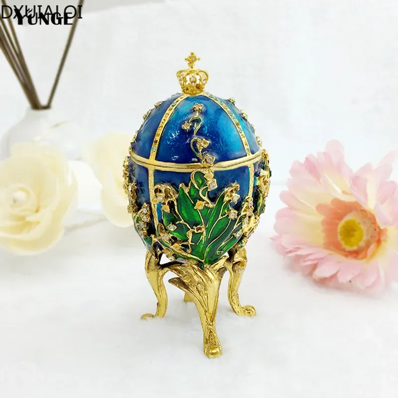 Home decoration creative egg shape jewelry storage box painted electroplating diamond metal crafts office home furnishings
Home decoration creative egg shape jewelry storage box painted electroplating diamond metal crafts office home furnishings