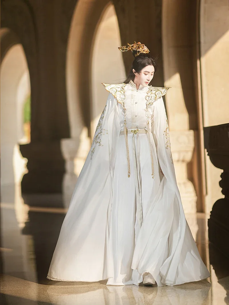 Hanfu White Sets Male Carnival King&Prince Cosplay Costume Hanfu Outfit Plus Size 3XL Hanfu Men&Womne Ancient Chinese Embroidery
Hanfu White Sets Male Carnival King&Prince Cosplay Costume Hanfu Outfit Plus Size 3XL Hanfu Men&Womne Ancient Chinese Embroidery
