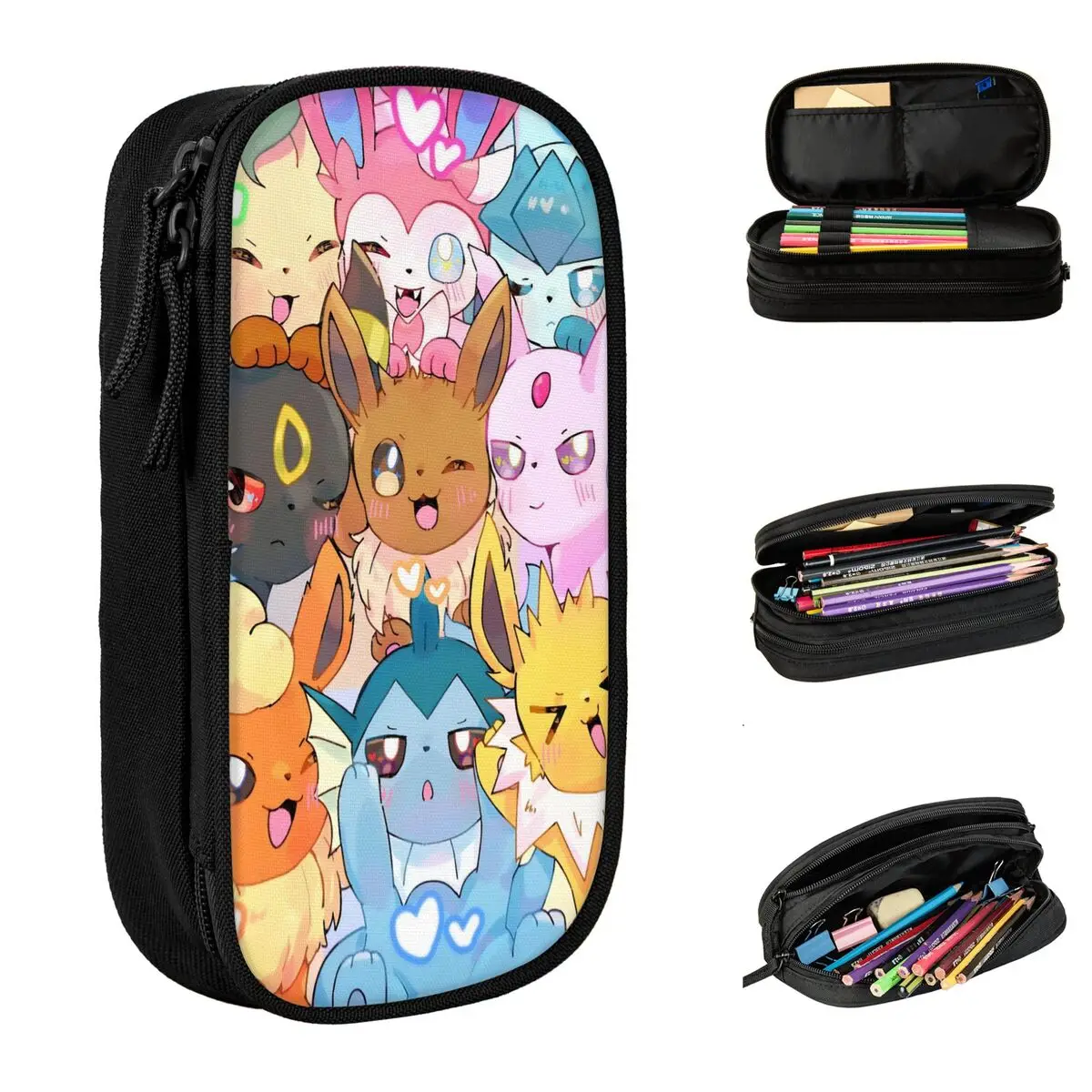 Eevee Eeveelution Pokemon Cute Pencil Cases Lovely Pen Bag Girls Boys Large Storage Students School Gift Pencilcases
Eevee Eeveelution Pokemon Cute Pencil Cases Lovely Pen Bag Girls Boys Large Storage Students School Gift Pencilcases