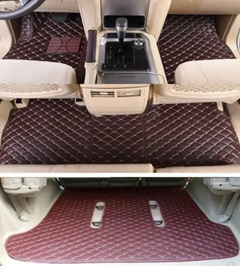 Custom special car floor mats + trunk mat for Toyota Land Cruiser 100 2007-1998 7 seats waterproof Rugs carpets for LC100 2003
Custom special car floor mats + trunk mat for Toyota Land Cruiser 100 2007-1998 7 seats waterproof Rugs carpets for LC100 2003