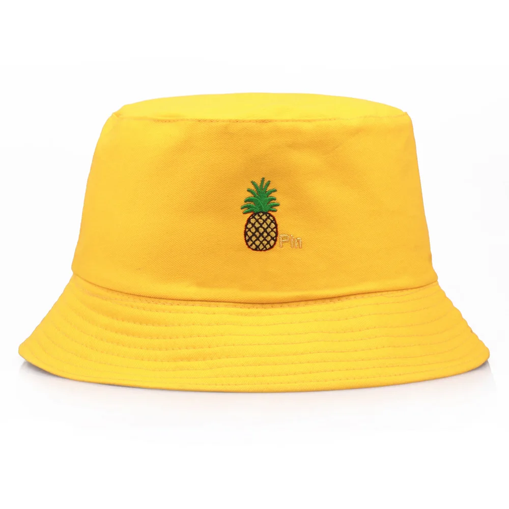 Cute Pineapple Embroidered Bucket Hat Reversible Wide Brim Fisherman Cap Unisex Summer Beach Vacation Hat
Cute Pineapple Embroidered Bucket Hat Reversible Wide Brim Fisherman Cap Unisex Summer Beach Vacation Hat