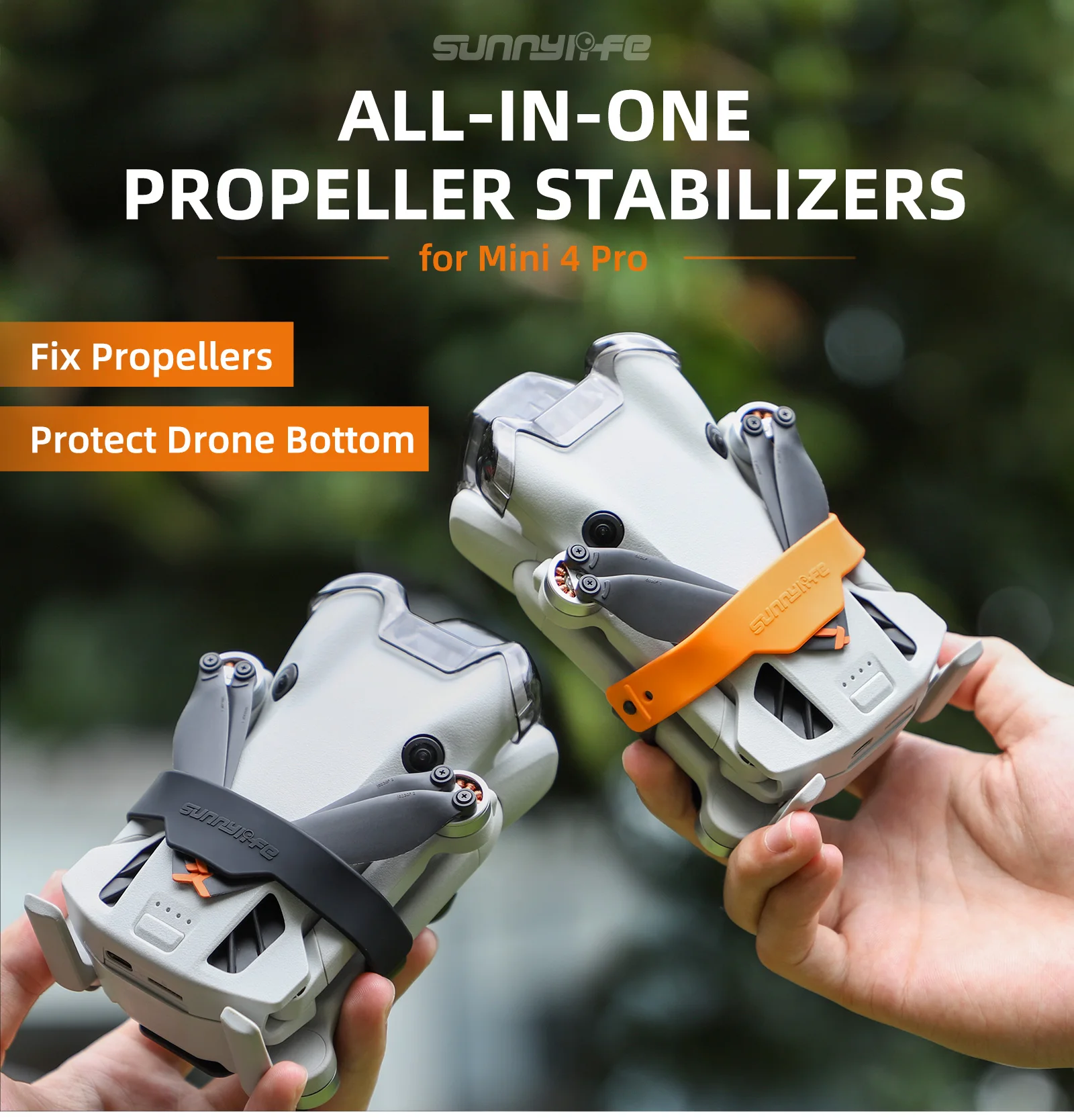 Drone Propeller Fixer for DJI Mini 4 Pro Silicone Chassis Protection Cover Orange Black
Drone Propeller Fixer for DJI Mini 4 Pro Silicone Chassis Protection Cover Orange Black
