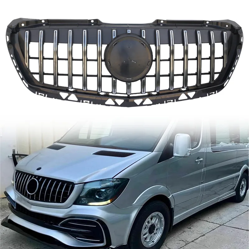 Chrome Front Bumper Grille For 2014-2018 Mercedes Benz Sprinter W906 2500 3500
Chrome Front Bumper Grille For 2014-2018 Mercedes Benz Sprinter W906 2500 3500